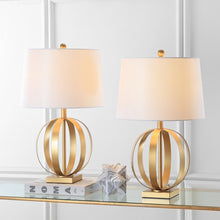 Load image into Gallery viewer, 25&quot;  Euginia Sphere Gold Table Lamp Set of (2338RR)
