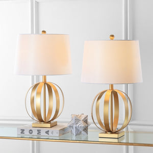 25"  Euginia Sphere Gold Table Lamp Set of (2338RR)