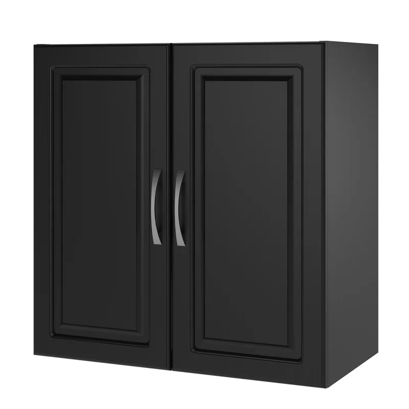 Black Scholl Wall Mounted Bathroom Cabinet