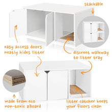 Load image into Gallery viewer, Grinnell Eco Litter Box Enclosure White #217HW
