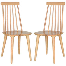 Load image into Gallery viewer, Britt Solid Wood Dining Chairs (2) Color Natural  #45HW
