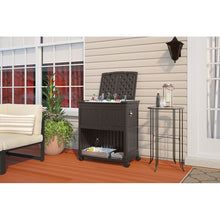 Load image into Gallery viewer, Suncast 85 Qt. Entertaining Cooler Station Brown(1521)

