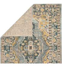 Load image into Gallery viewer, Jaipur Amuze Jolyn 5&#39;3&quot; x 7&#39;6&quot; Dragonfly and Tourmaline Area Rug(1655RR)
