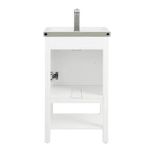Load image into Gallery viewer, Taylor 20 in. W x 15 in. D x 34 in. H Bath Vanity in White with Ceramic Vanity Top in White with White Basin MRM2452
