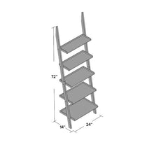 Load image into Gallery viewer, Espresso Gilliard Ladder Bookcase #358HW
