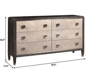 Whisenhunt 6 drawer Double Dresser