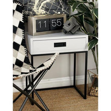 Load image into Gallery viewer, White Single Drawer Side Table (SB106)
