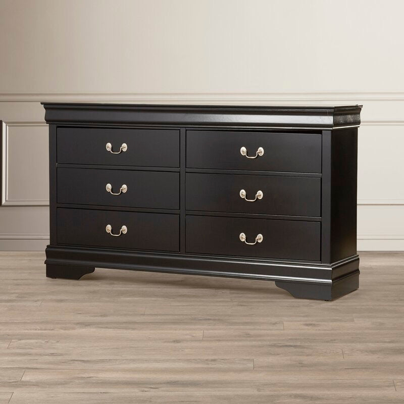 Black Waynesburg 6 Drawer Double Dresser - *AS IS*