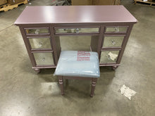 Load image into Gallery viewer, Tracy Rose Vanity Set with Stool AS IS
