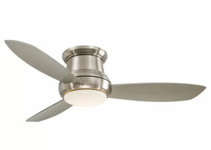 52" Concept II 3 - Blade LED Propeller Ceiling Fan with Remote Control and Light Kit Included 699AH