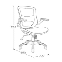 Load image into Gallery viewer, Mesh Seat and Back Manager’s Chair in Blue Mesh (SB464)
