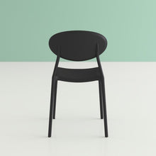 Load image into Gallery viewer, Ayleen Stacking Side Chair Black (Set of 2) #279hw
