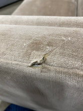 Load image into Gallery viewer, SAFAVIEH COUTURE MARQUETTE VELVET SOFA AS IS
