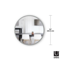 Load image into Gallery viewer, Hub Modern and Contemporary Accent Mirror 24” Gray(1277)
