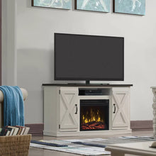 Load image into Gallery viewer, Lorraine TV Stand for TVs up to 55&quot; with Electric Fireplace Included #ad353
