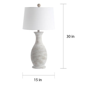Safavieh Lighting 30-inch Bentlee Grey LED Table Lamp (Set of 2) #442HW