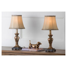 Load image into Gallery viewer, 17&quot; Gabriella Mini Urn Lamp Gold Set of 2 3060RR
