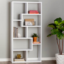 Load image into Gallery viewer, Chrysanthos Geometric Bookcase White(1595)
