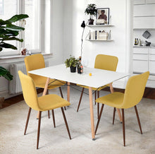 Load image into Gallery viewer, Alec Upholstered Dining Chair in Yellow-Set of 4 #5524
