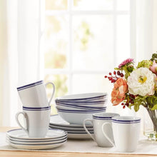 Load image into Gallery viewer, Wayfair Basics 16 Piece Porcelain Dinnerware Set, Service for 4 #620nd
