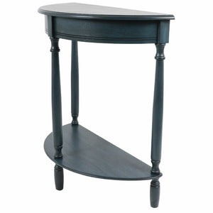 Hadenson 28” Solid Wood Console Table-Antique Navy(249)