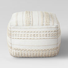 Load image into Gallery viewer, Lory Pouf Textured Neutral (1346)
