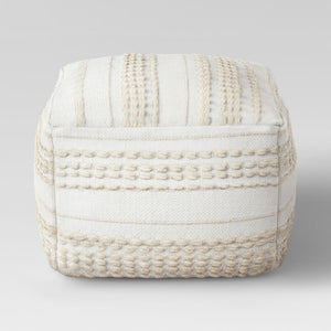 Lory Pouf Textured Neutral (1346)