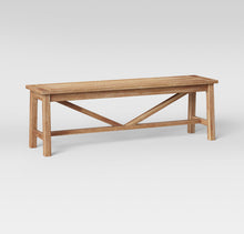 Load image into Gallery viewer, Wheaton 56” Dining Bench Rustic #3101
