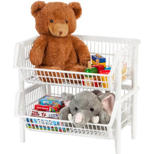 Load image into Gallery viewer, Jumbo Stacking Plastic Basket (Set of 4) #352HW
