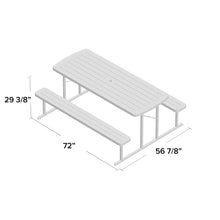 Load image into Gallery viewer, Adam Pastic Resin Picnic Table Taupe(1308)
