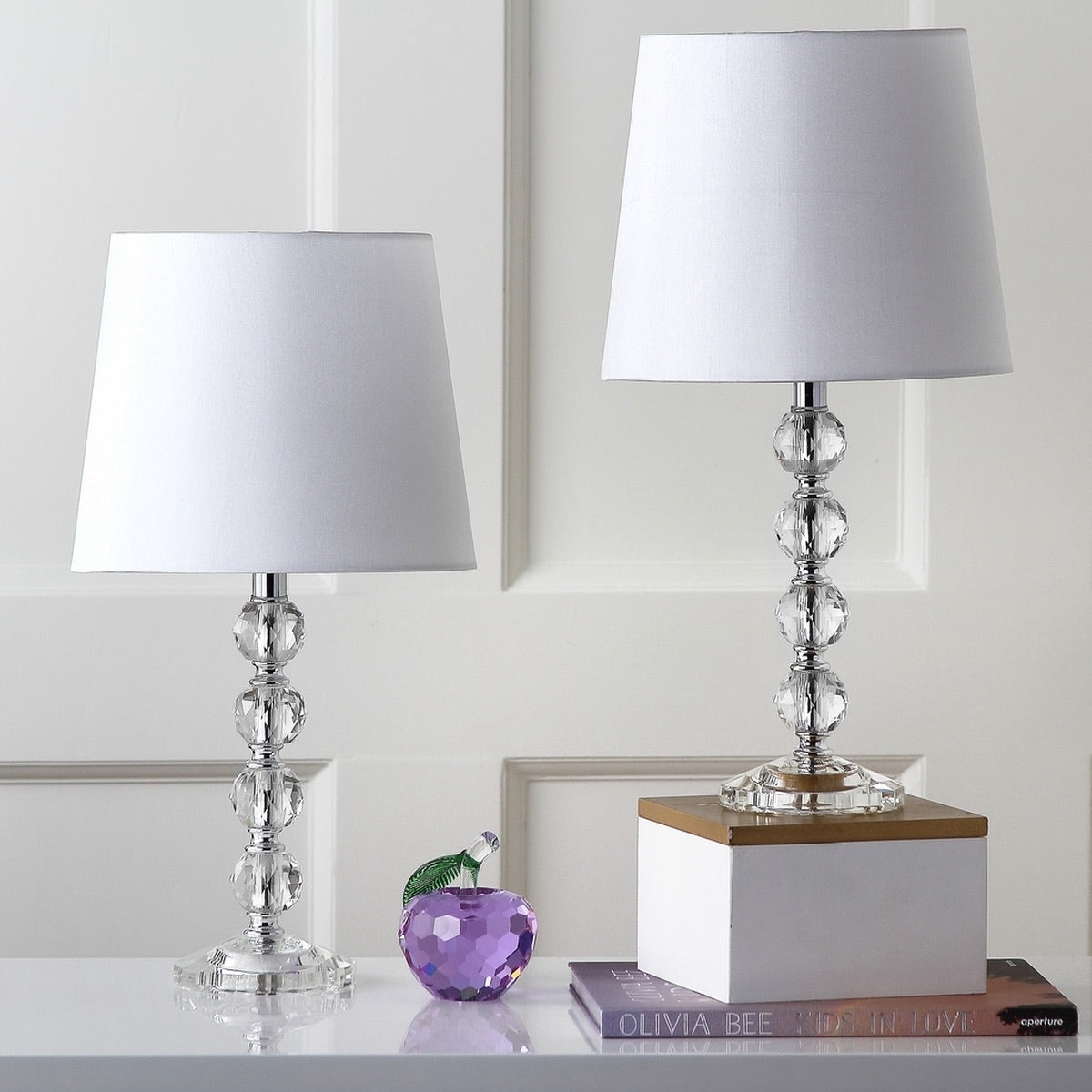 Nola 2-Piece Standard Lamp Set with Off-white Shades #766HW