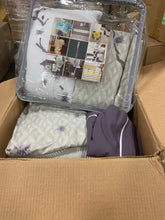 Load image into Gallery viewer, 7 Piece Duvet Cover Set, Purple,  King/California King #676HW
