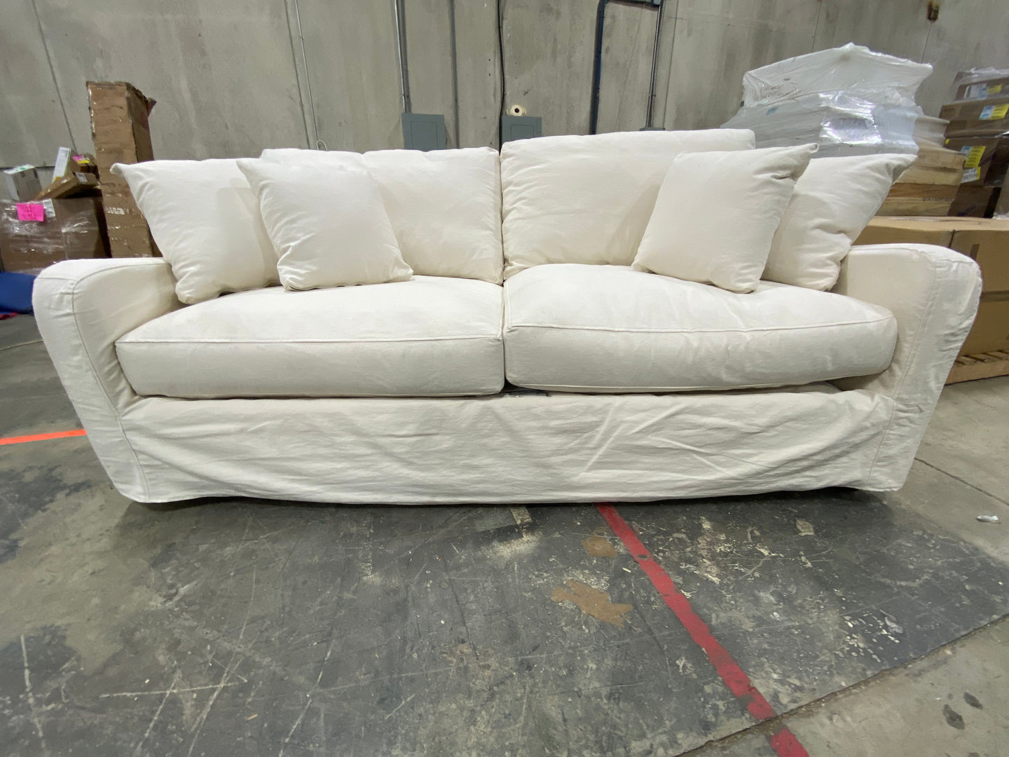 Klaussner Living Room Pandora Slipcover Sofa