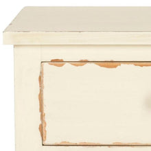 Load image into Gallery viewer, Maxine Vintage Cream Storage End Table 3096RR

