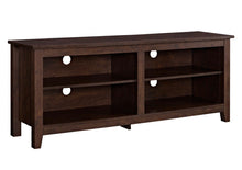 Load image into Gallery viewer, 58” wood tv media stand storage #3121
