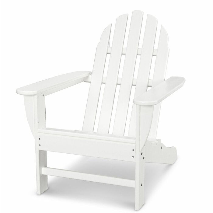 Classic Plastic Adirondack Chair White (257)