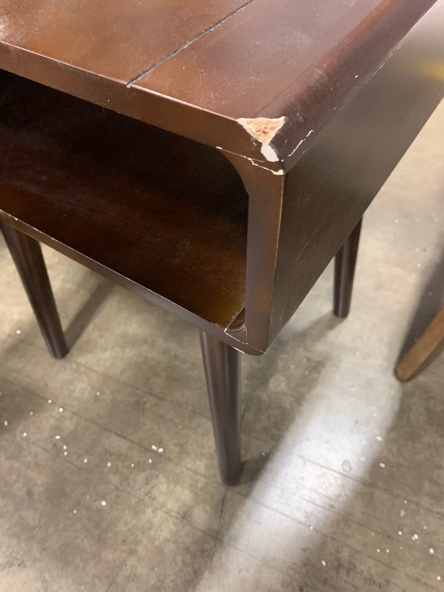 Napa Valley End Table-Espresso Brown