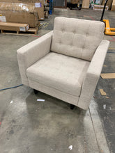 Load image into Gallery viewer, MODWAY Empress Upholstered Armchair in Beige
