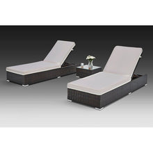 Load image into Gallery viewer, Putney Sun Lounger Set of 2 Brown AS IS(662)
