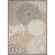 Load image into Gallery viewer, Weon Floral Handmade Gray/Beige Indoor / Outdoor Area Rug #751HW
