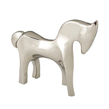 Load image into Gallery viewer, Global Views Horse Sculpture in Silver #686HW
