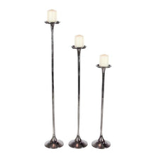 Load image into Gallery viewer, Modern Gray Aluminum Candle Holder Set of 3 (2719RR)
