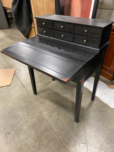 Load image into Gallery viewer, Abigail 7 Drawer Fold Down Desk - Black
