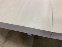 Load image into Gallery viewer, Farmhouse Round extendable table- whitewash grey
