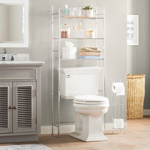 Wayfair Basics 22.83” W x 59.84” H x 9.45” D Over the toilet storage #92-NT