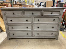 Load image into Gallery viewer, Virrat 9 Drawer Dresser Antique Gray
