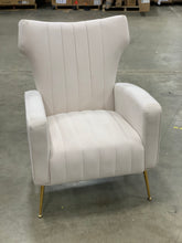 Load image into Gallery viewer, Ava Armchair-Ivory #284-NT *AS IS*
