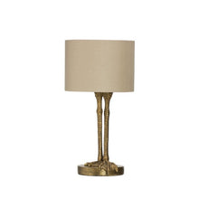 Load image into Gallery viewer, Cyndra 21&quot; Gold Legs Table Lamp(1414)
