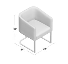Load image into Gallery viewer, Epping Upholstered Chair in White #5522
