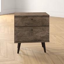 Load image into Gallery viewer, Noah 2 Drawer Nightstand Set of 2 Distressed Brown(524-2 boxes)
